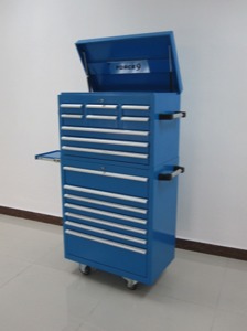 platinum series blue tool cabinet