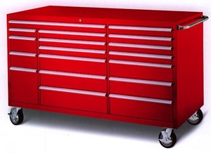 Iridium Series red tool cabinet